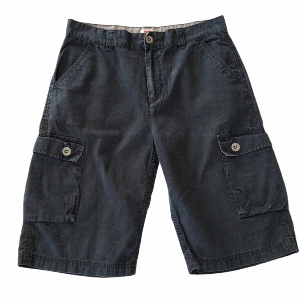 Levi's Navy Cargo Shorts Boys Size 18